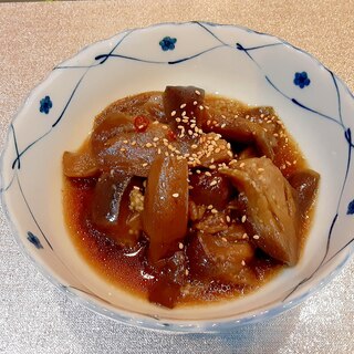 我が家のおふくろの味　茄子煮